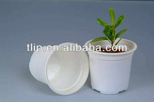 100% biodegradable flower pot, corn starch