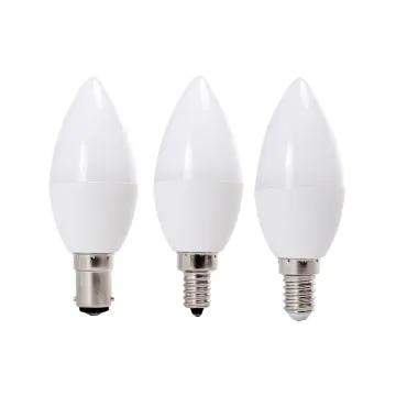 Dimmable 5W LED Candle Light Bulb - E12 E14 B15, 110V/220V, 3000K-6000K Cool Warm Natural White, SMD Lights for Home Lighting