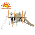 Green Commercial Outdoor Playground Equipment For Sale