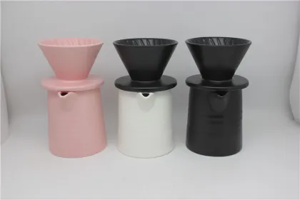 Permanent Pour Over Separate Stand Ceramic Coffee Dripper