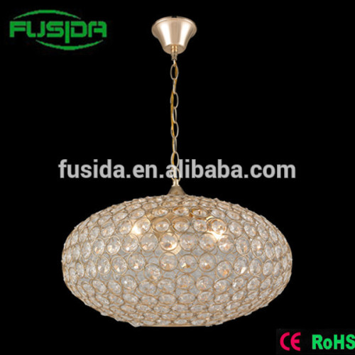 E27 new products Round crystal ball pendant light /crystal pendant lamp /ball crystal chandelier