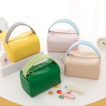 Bolsa de viaje de gran capacidad portátil de color portátil de color caramelo con logotipo personalizado