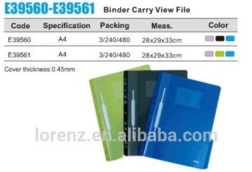 deli binder carry view file