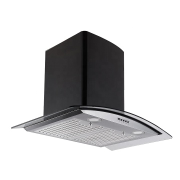 CB CE Certified Stainless Steel Tempered Glass Wall-Mounted Range Hood