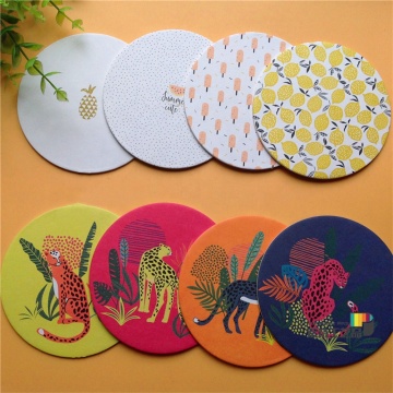 Wholesale Custom Printed Absorbent Pulp Board Paper Coffee & Beer Coasters