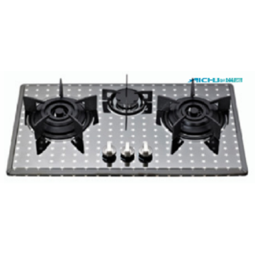 Costruito in 3 bruciatori a gas Cooktop