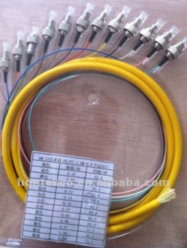 om3 sc apc/fc apc/upc /apc12 core fiber optic pigtail/optical fiber patchcord