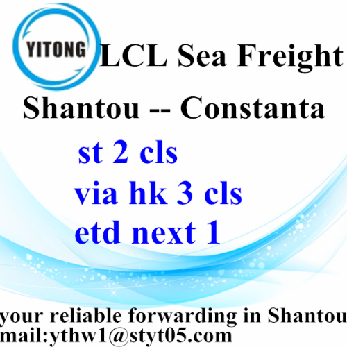 Shantou LCL Consolidation Freight Agent to Constanta