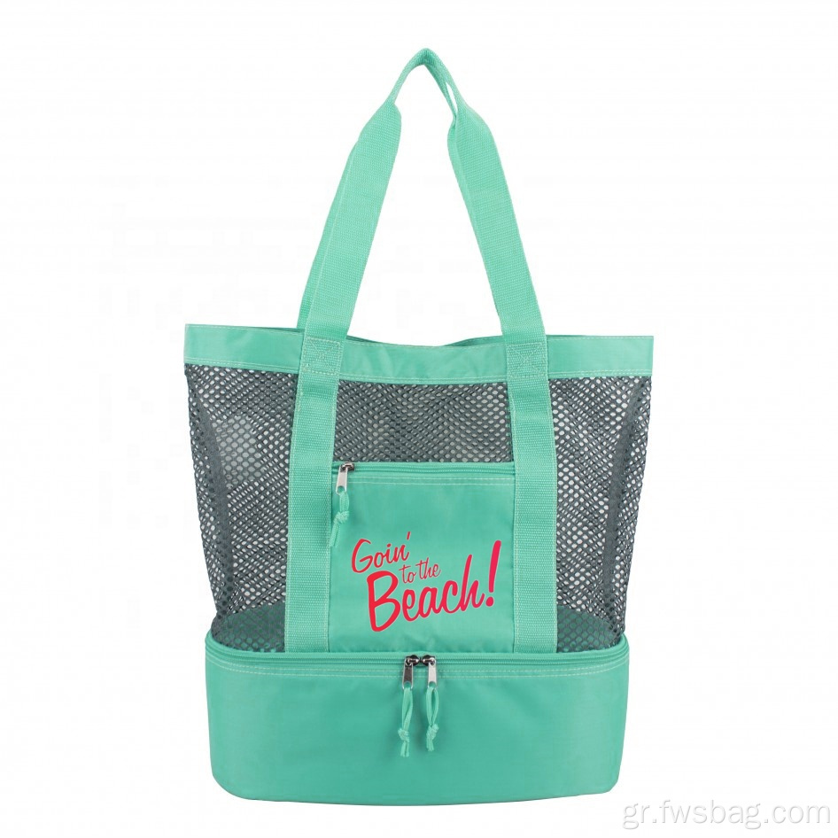 Picnic Custom Mesh Pack Tote Beach Instulated Bag