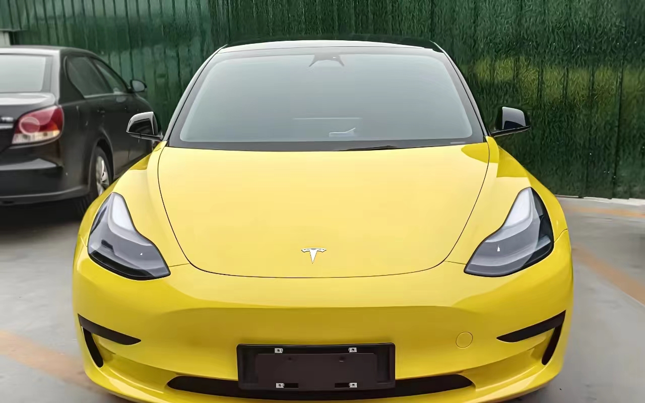 PET Gloss Maize Yellow car vinyl