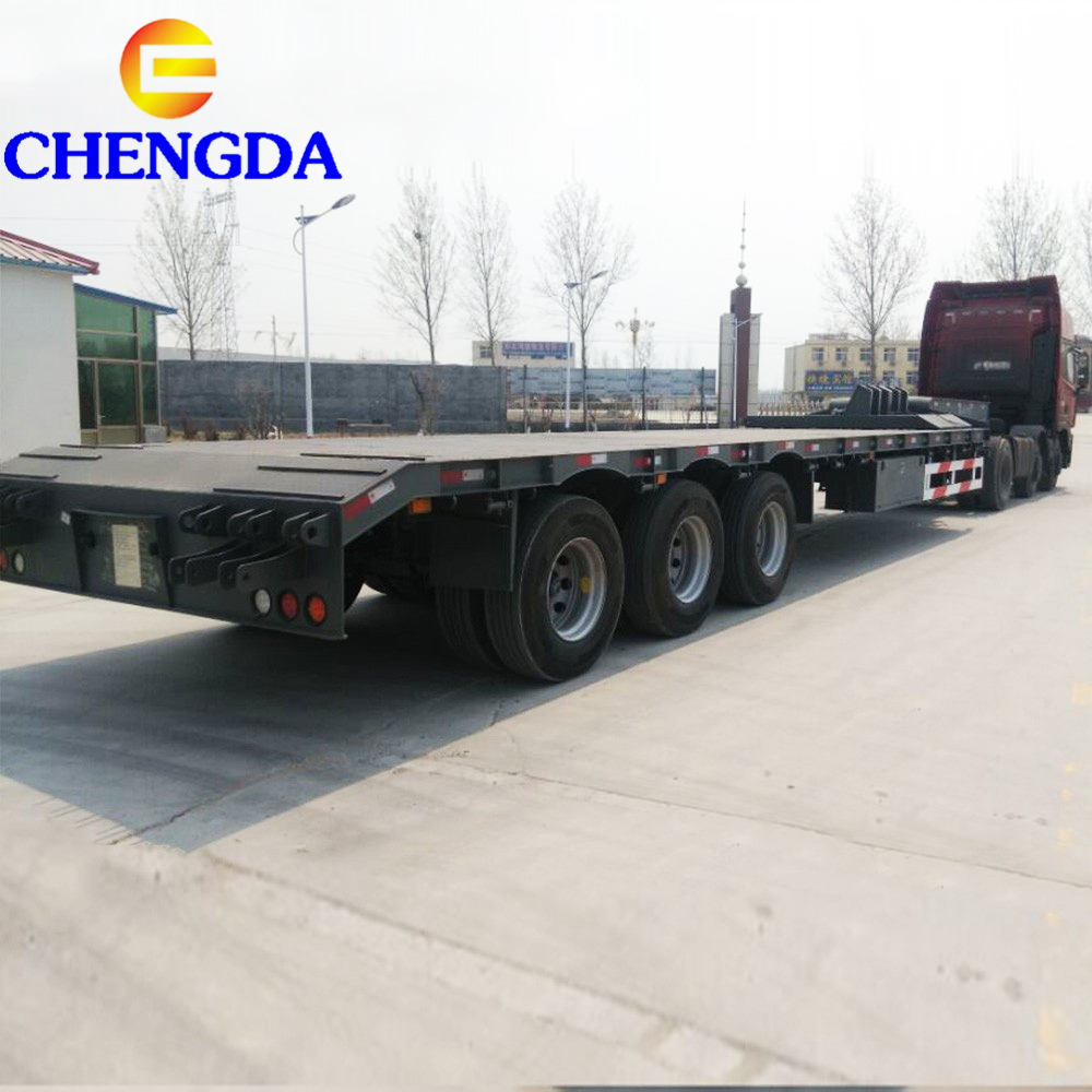 3 Alxes Lowbed Trailer