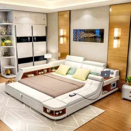 King Size Tatami Bed with Massage Features
