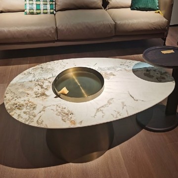 Storage Moon Coffee Tea Table