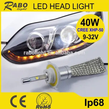 Bright projector headlight bulbs h4 h7 h9 h11 led headlight replace halogen bulb, C-R-E-E LED jeep led headlight