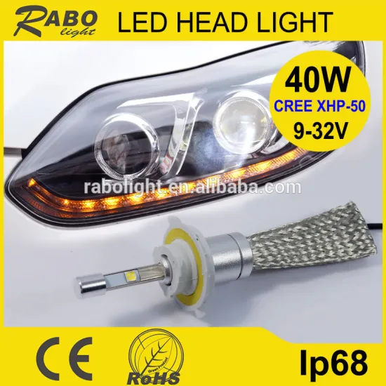 40w 12v 24v auto led car headlight 9006 9004 moving head light sky h7 h11 h13 led headlight