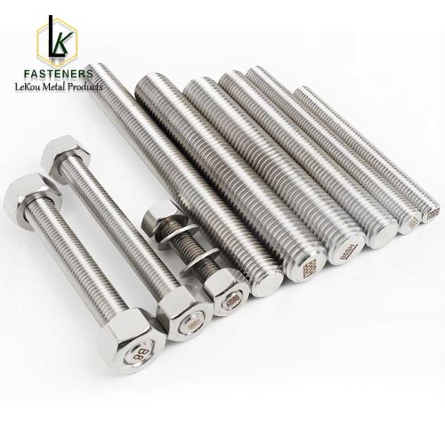 ASTM A193 GrB8 Шпилька с непрерывной резьбой из нержавеющей стали для высоких температур