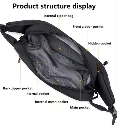 Waterproof Crossbody Bag for Men
