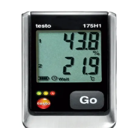 Testo 608-H1 Digital LCD Thermo Hygrometer: Humidity and Temperature Tester Meter