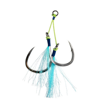 Wholesale 10pcs/bag BKK 8062 High Carbon Steel Luminous Saltwater Fishing Hook