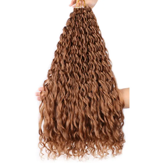 Xin Si loose deep wave bundles frontal closure natural wave color crochet hair 24 inch passion twsit hair