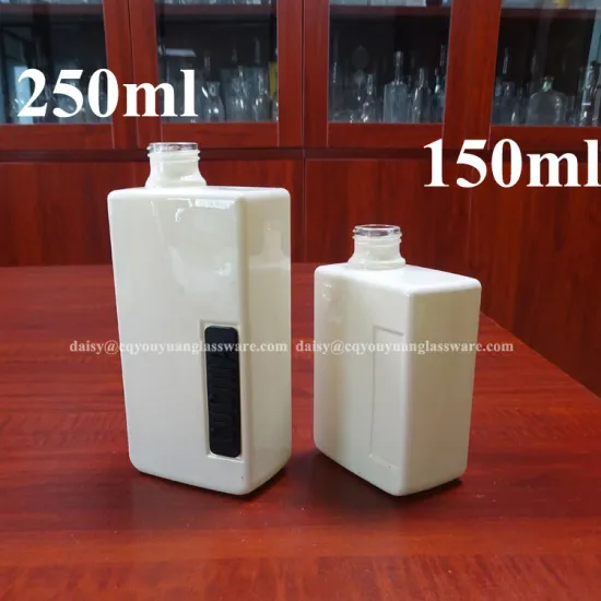 custom made screw cap vodka glass label liquor bottle 150ml