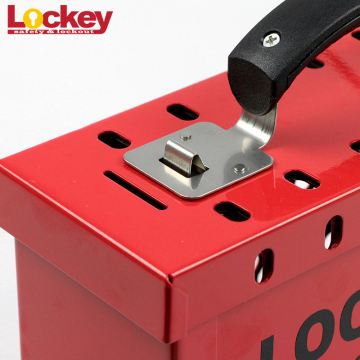 Safety Key and Lockout Lock Box With Handle
