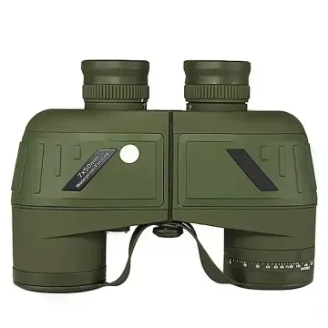 Professional 10x50 Waterproof Floating Marine Binoculars with Compass and Rangefinder