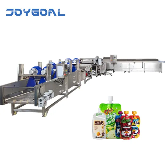 Automatic Spout Pouch Pasteurization Line for Soybean Milk and Juice Production