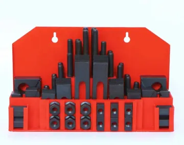 CNC Milling Machine Clamping Tools: Steel Clamping Kits M6 (58pcs)