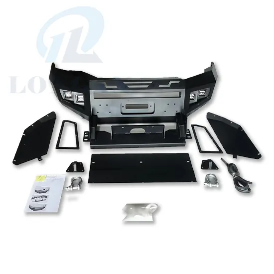 Bull Bar Set with LED Light for F150 F250 - Wholesale Front Bumper and Rear Bumpers