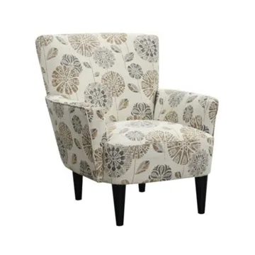 Modern Taupe Multi Fabric Arm Chair