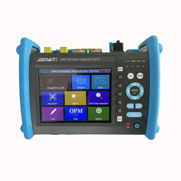 12/24 Core MPO Integrated Tester: MPO OPM, OLS, VFL, Polarity, and Loss Testing