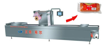 Pasta Automatic Plastic Tray Thermoforming Vacuum Packing Machine