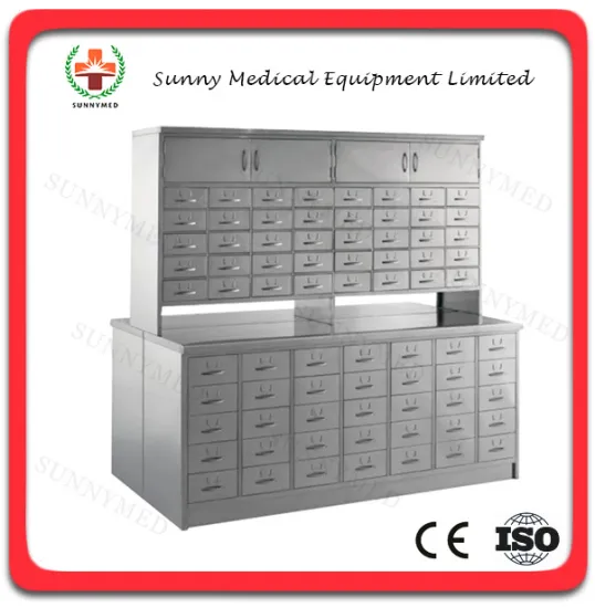 SY-R096 Stainless steel large medical cabinet medical drawers cabinet price