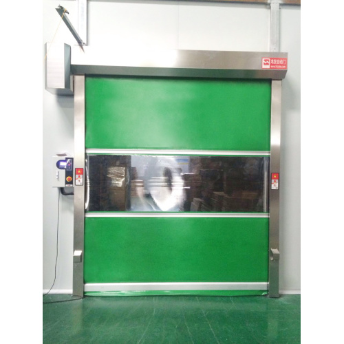 PVC curtain high-speed folding up door