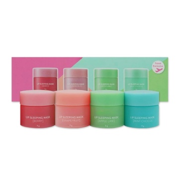 Laneii Moisturizing Lip Mask - Four Flavors for Exfoliating and Reducing Lip Wrinkles