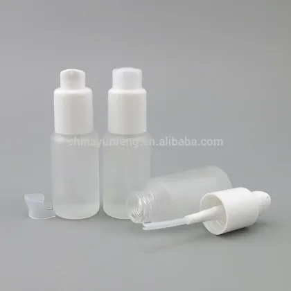 Skin care 20ml frosted glass bottle for elite fluid