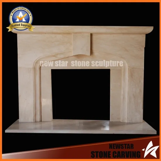 Simple Limestone Fireplace Marble Fireplace Mnatel
