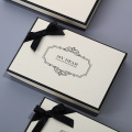 Custom White Gift Paper Jewelry Packaging Box