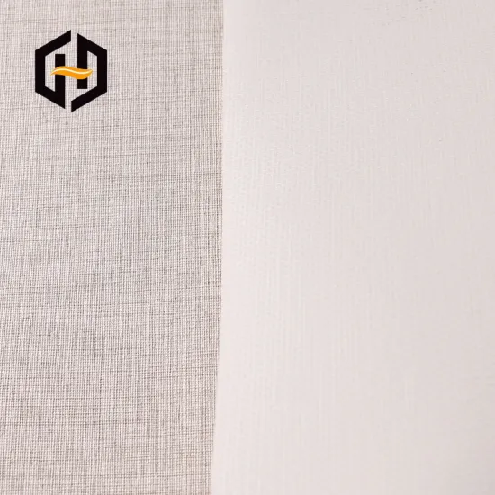 Tidy Mesh greige fabric composite for wallcovering