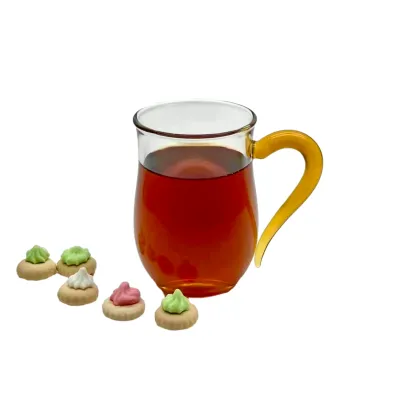 OEM/ODM Custom Transparent Cups with Handle - High Borosilicate Glass Tea & Coffee Cups