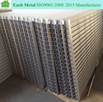 Anodized prefabricated fixed aluminum louver weatherproof aluminum louver roof