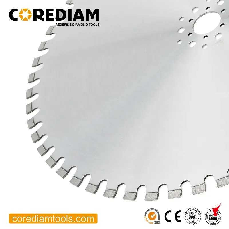 1000mm Laser Welded Wall Saw Blade for Reinforced Concrete Cutting