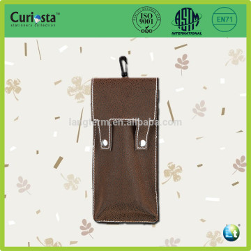 Brown Leather Bag With Hook