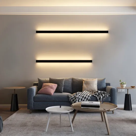 Modern White LED Retro Wall Sconce for Exterior Boundry Slat Panel