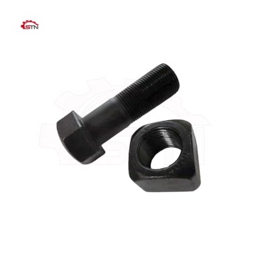 40Cr Track Bolt and Nut Set M20 for E320 Excavator Track Shoes (9W3361 & 9W3619)