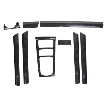 9pcs Dry Carbon Fiber Interior Trims for Porsche Cayenne 2014-2017