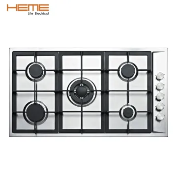 5 Burner Gas Hob: Home Kitchen Appliances & Cooktop
