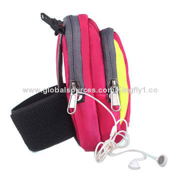 Outdoor Cycling Sports Running Wrist Pouch Phone Armband Bag manufacturer