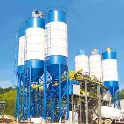Export to Madagascar HZS90 concrete batching plant